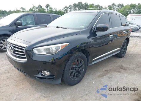 2013 Infiniti Jx35 z USA, uszkodzony, nr VIN 5N1AL0MN0DC325040
